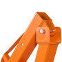 VEVOR Gru per Pickup, Capacità 680 kg, Gru Pieghevole su Gancio Train , Idraulica Manuale con Cric da 12T, Braccio Telescopico Girevole a 360°, Sollevamento Facile per Cassone, Macchinari e Legname