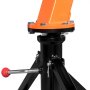 VEVOR Gru per Pickup, Capacità 453,6 kg, Gru Pieghevole su Gancio Traino, Idraulica Manuale con Cric da 8T, Braccio Telescopico Girevole a 360°, Sollevamento Facile per Cassone, Macchinari e Legname