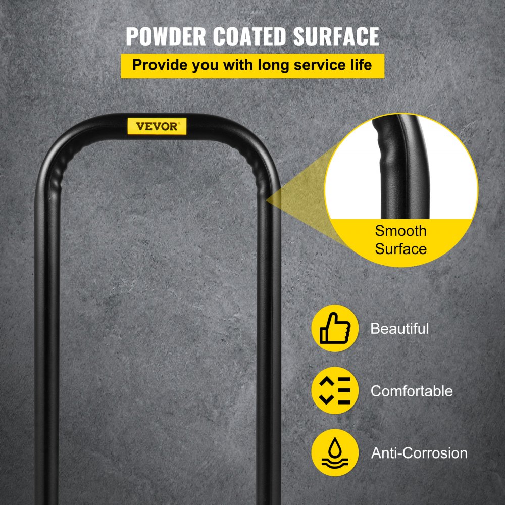 VEVOR Dolly Converter 13 pollici di larghezza x 38 pollici di altezza Bracci del convertitore in acciaio Capacità di 250 libbre Attrezzatura per la movimentazione del carrello a pannello