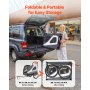 VEVOR Rimorchio per Bici per Cani, Supporta Fino a 45 kg, Carrello Portabici per Animali Domestici di Piccola e Grande Taglia, Telaio Pieghevole con Ruota a Sgancio Rapido, Attacco Universale