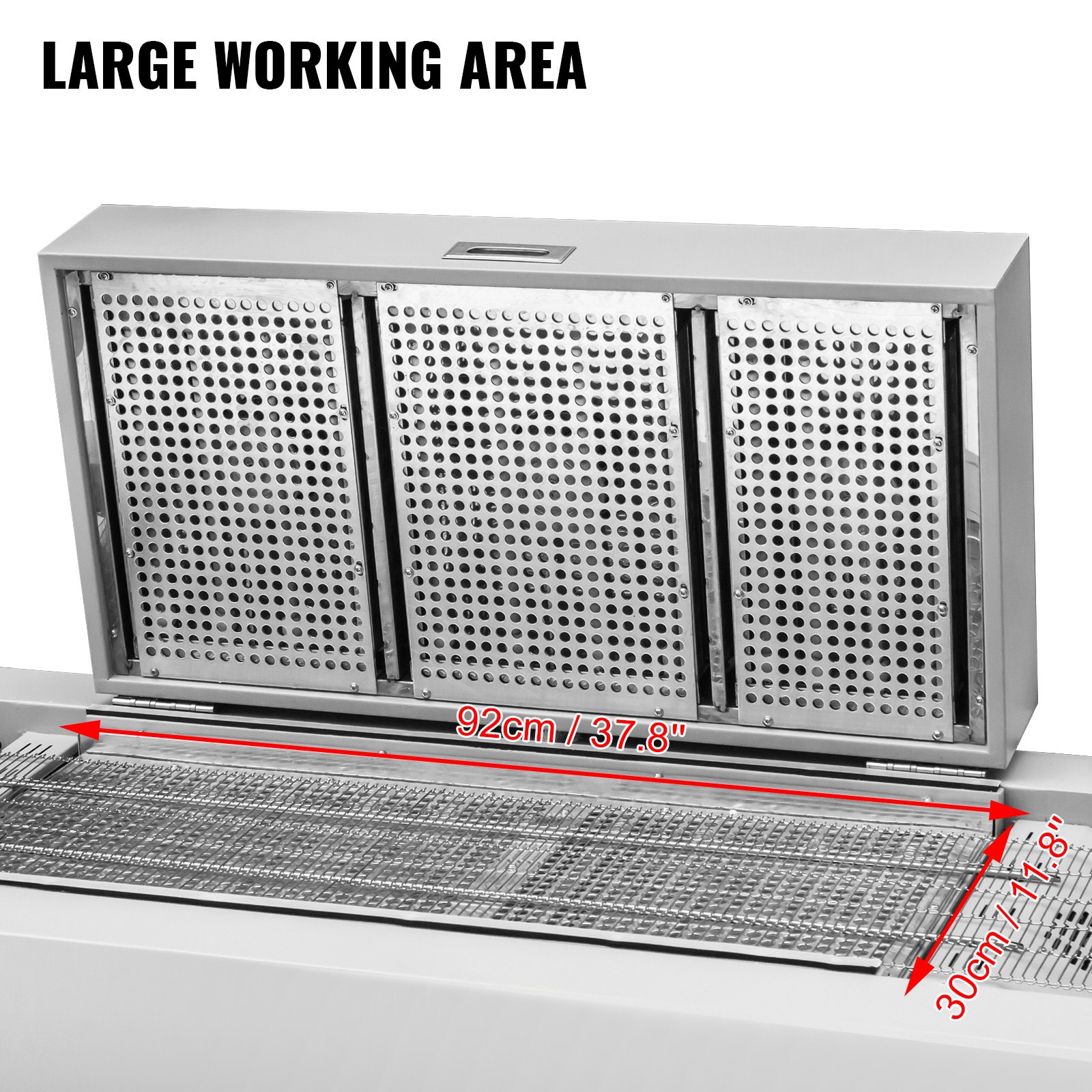 Vevor T-960w 200 V Forno Di Rifusione 4,5 Kw Tagliatrice Al Plasma 300 X 960 Mm