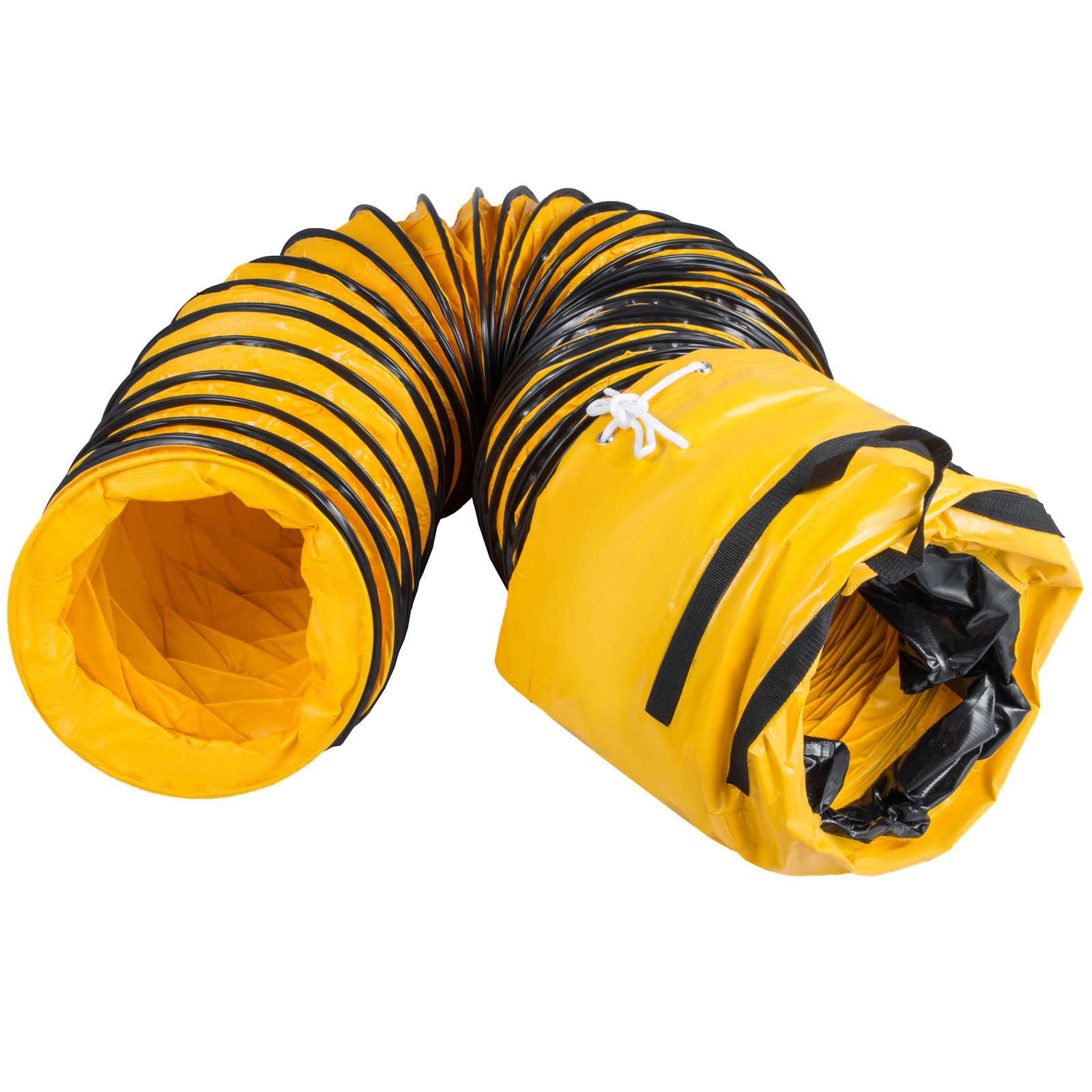 Tubo Flessibile In Pvc 7.6m Condotto Aspirazione Diametro 250mm Con Borsa