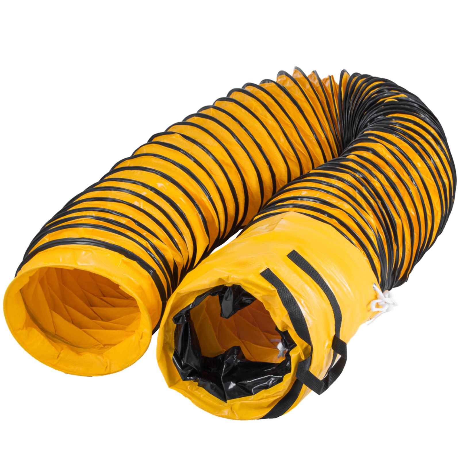Tubo Flessibile In Pvc 7.6m Condotto Aspirazione Diametro 250mm Con Borsa