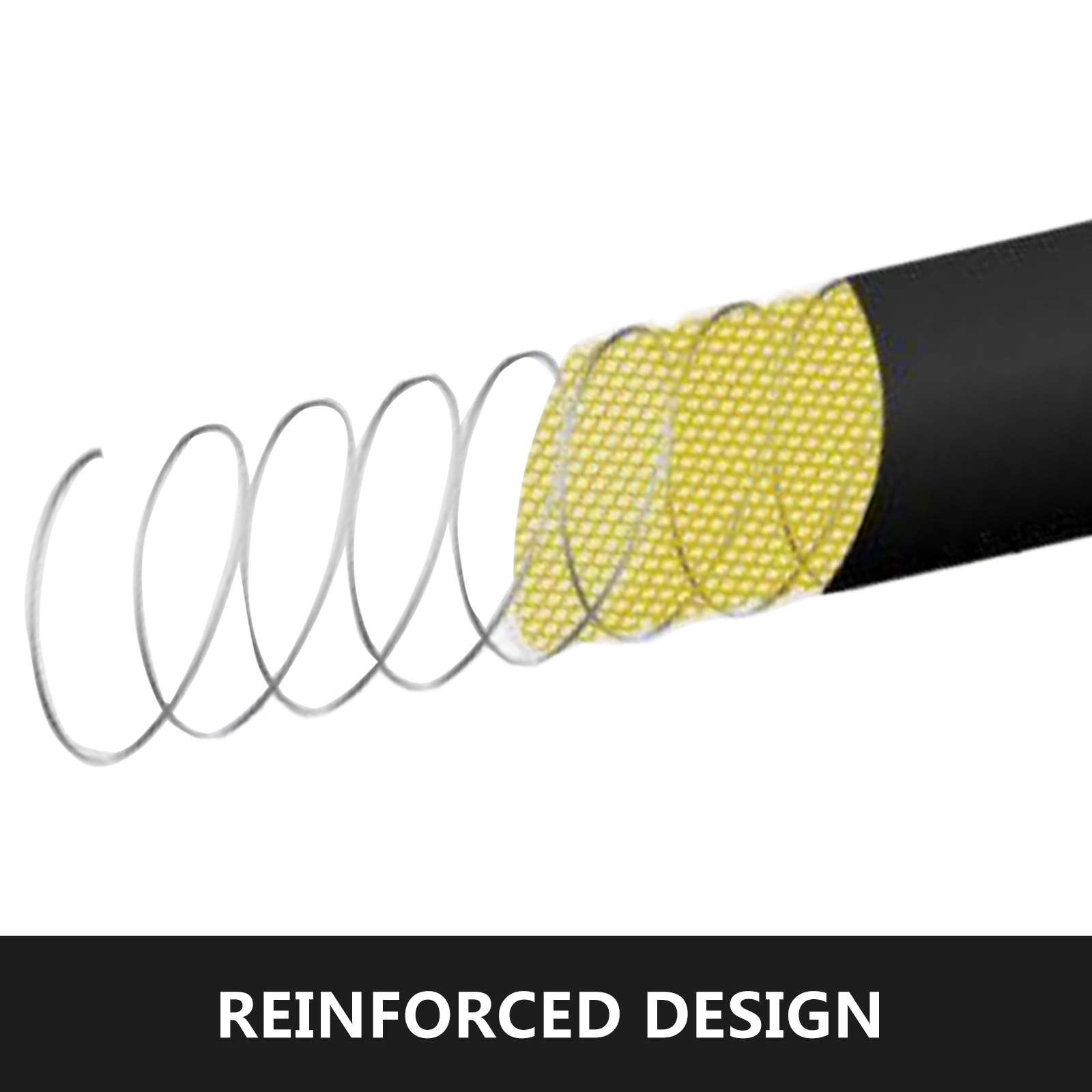 Tubo Flessibile Pvc Da 7.6m Parete Robusta Aria Calda Aria Condizionata φ10cm