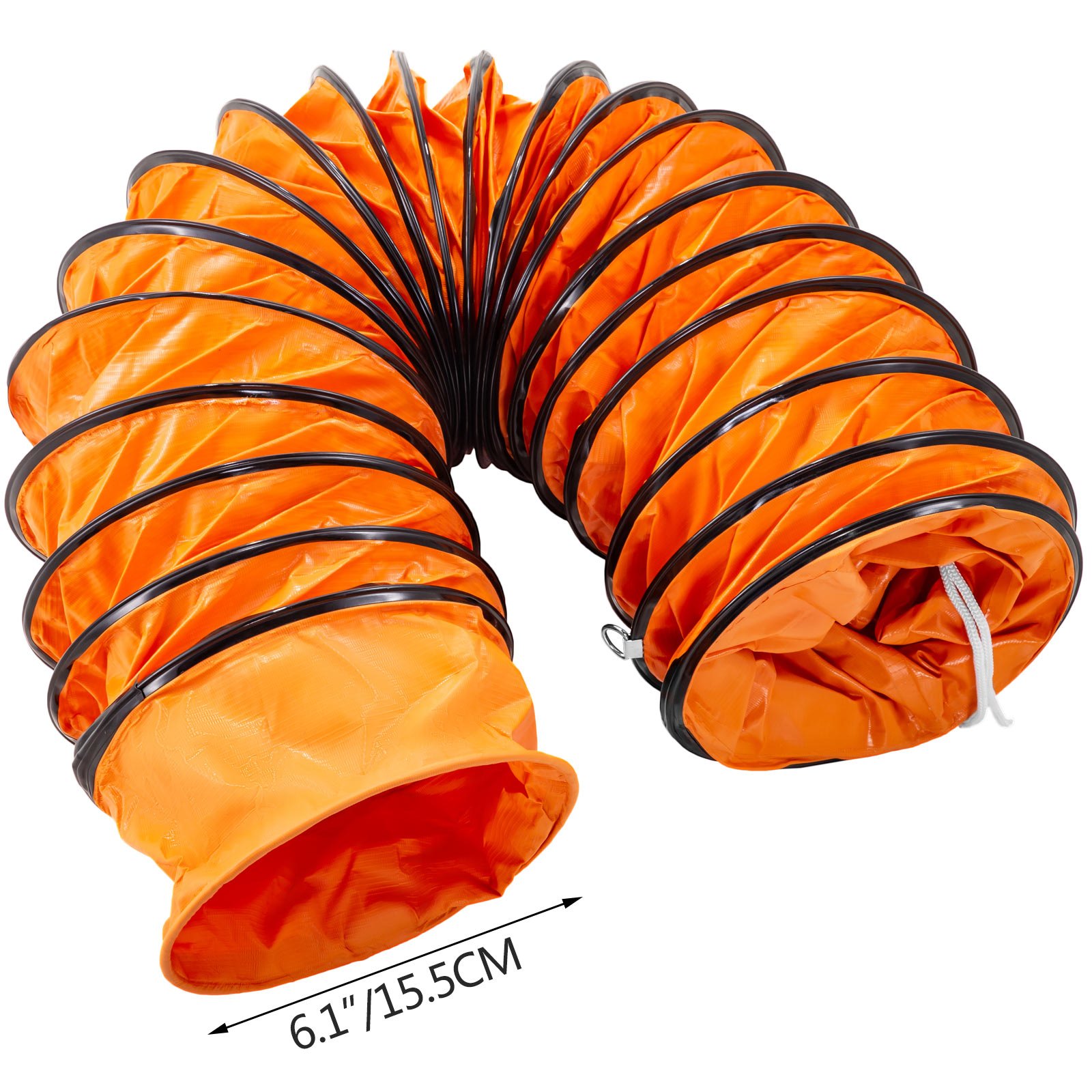 3m φ155mm Tubo Flessibile Condotta In Pvc Per Aria Condizionata Ventilatore