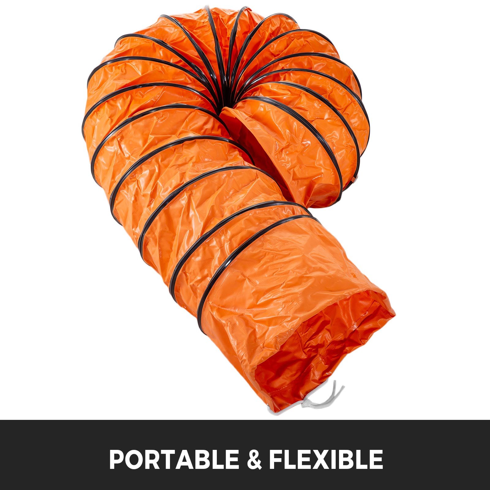 Tubo Flessibile Condotta Pvc 5m φ508mm Regolabile Con 2 Ganci Canalizzazione