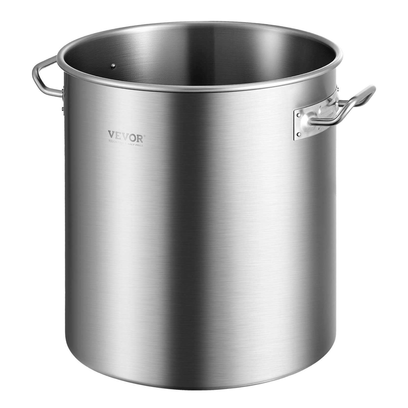 VEVOR Pentola in Acciaio Inox per Zuppa da Cucina Commerciale 39,7 L, Pentola per Salse Zuppa con Cestello Coperchio Manico, Pentola per Brodo di Cucina Commerciale per Catering Eventi Feste