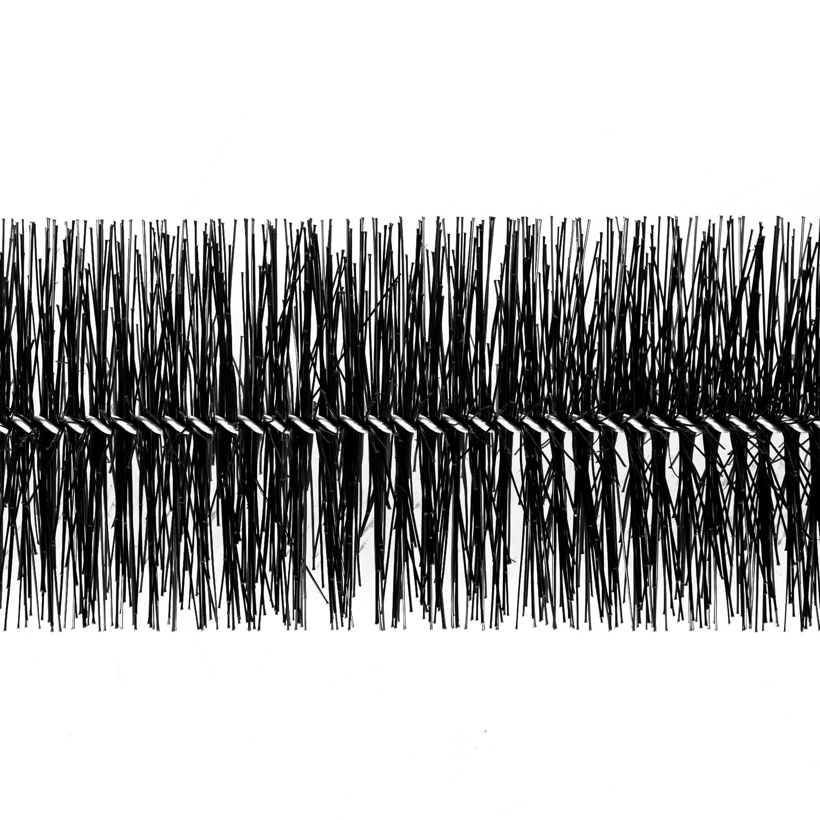 VEVOR gutter guard brush with 96 cm long bristles, 11 cm diameter leaf guard, suitable for 12.7 cm gutters, marten protection made of galvanized steel wire, homemade gutter leaf guard