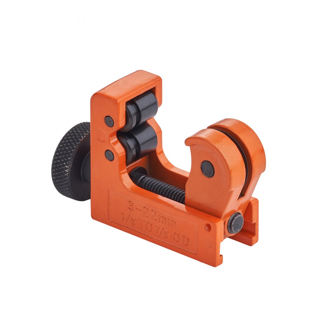 VEVOR Set 3 tagliatubi tubi in rame, tagliatubi con diametro esterno di 3/16"-2", mini tagliatubi e strumento per sbavatura con diametro esterno di 1/8"-7/8", set di tagliatubi per tubi in rame