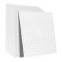 VEVOR Ceiling Tiles, 12-Pack 24 x 24 Inch, Suspended Ceiling Tiles Made of High-Quality PVC Sheet, Easy Installation/Cutting, Adhesive Plastic Ceiling Tiles, Ceiling Cladding for Home/Office Decoration, White Echo Pattern