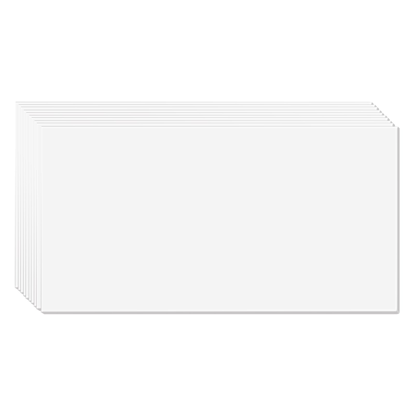 VEVOR Ceiling Tiles, 10-pack 24 x 24 inches, suspended ceiling tiles made of high-quality PVC foam, fire-resistant, good flexibility and easy installation, ceiling covering for home/office decoration, smooth white