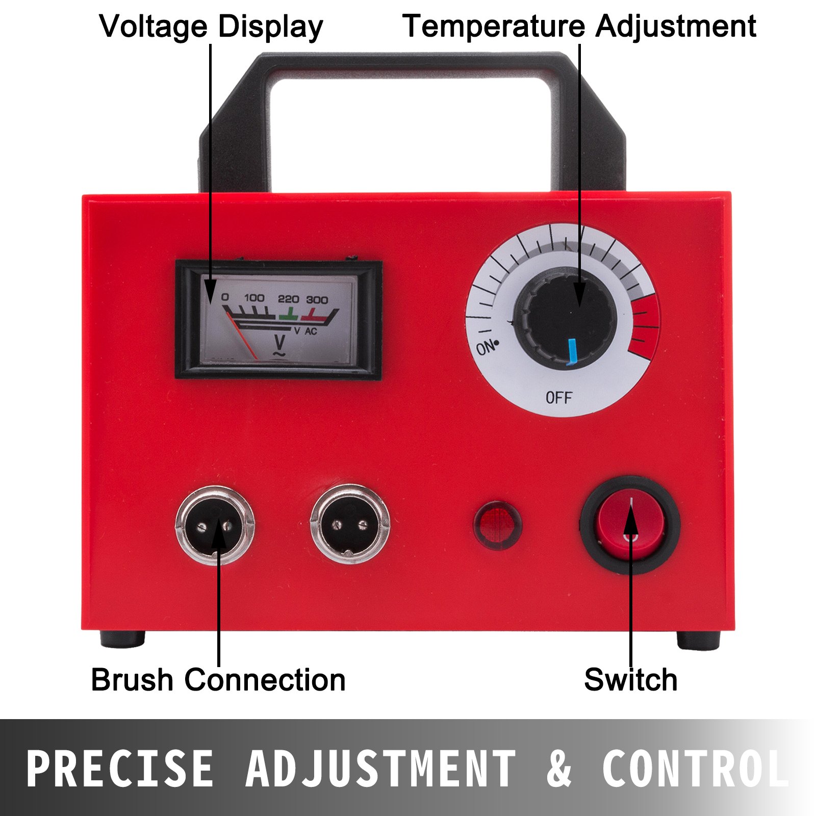 Vevor Macchina Da Pirografia Kit Per Bruciare Legno Pirografico 220v 100w Rosso