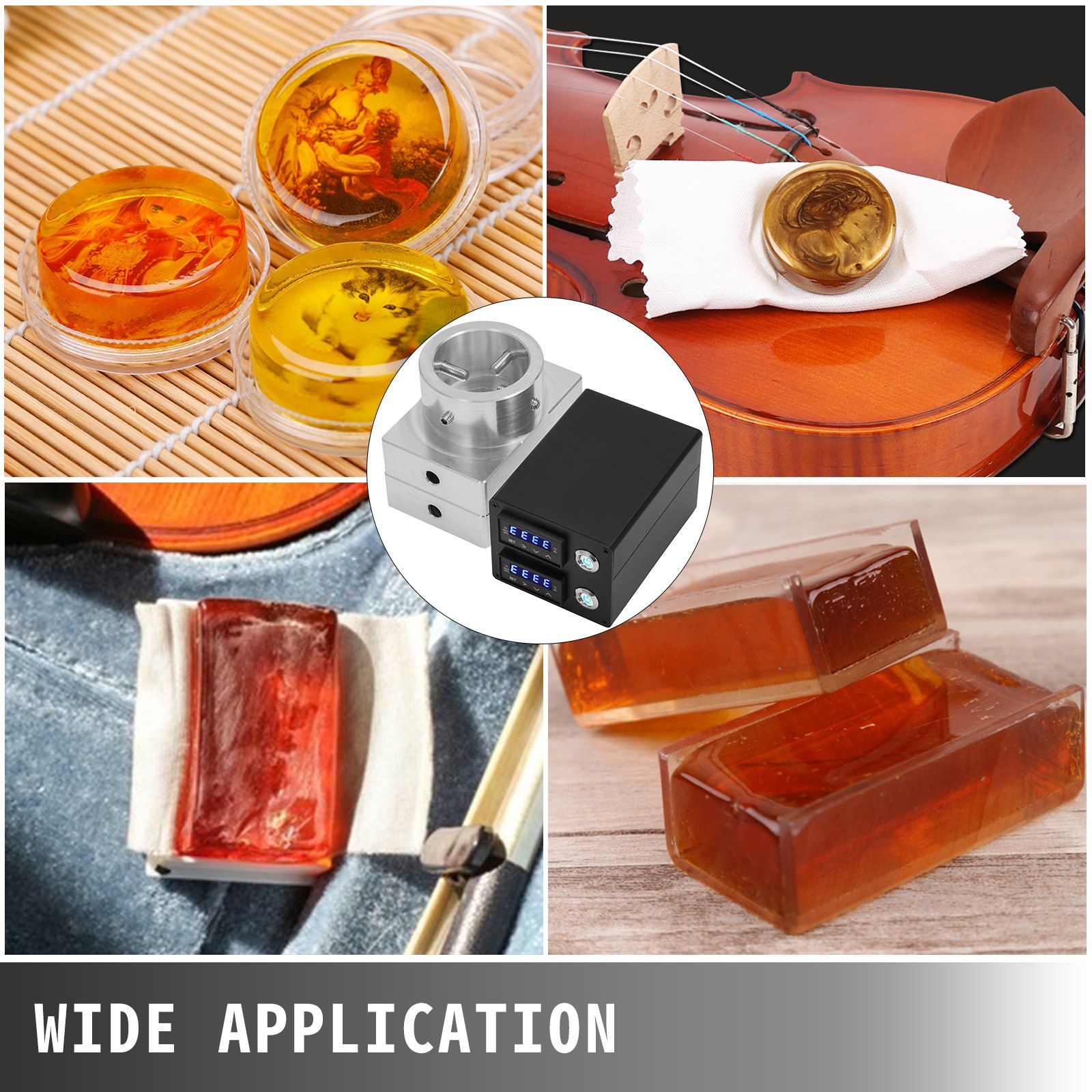 3"x5" Colofonia Pressa Di Calore Macchina Piatto Kit Con Asta Di Riscaldamento