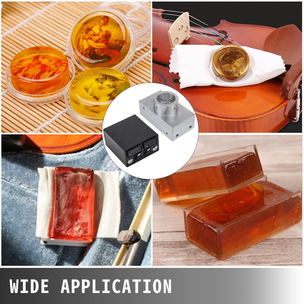 4"x7" Colofonia Pressa Di Calore Piatto Kit Diy Doppio Riscaldatore