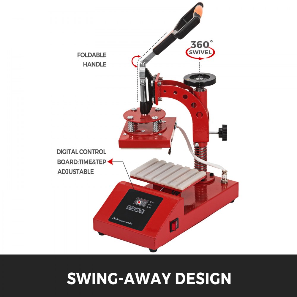 6pcs Digitale Logo Penna Termopressa Trasferimento Pad Rimovibile 6 Penne