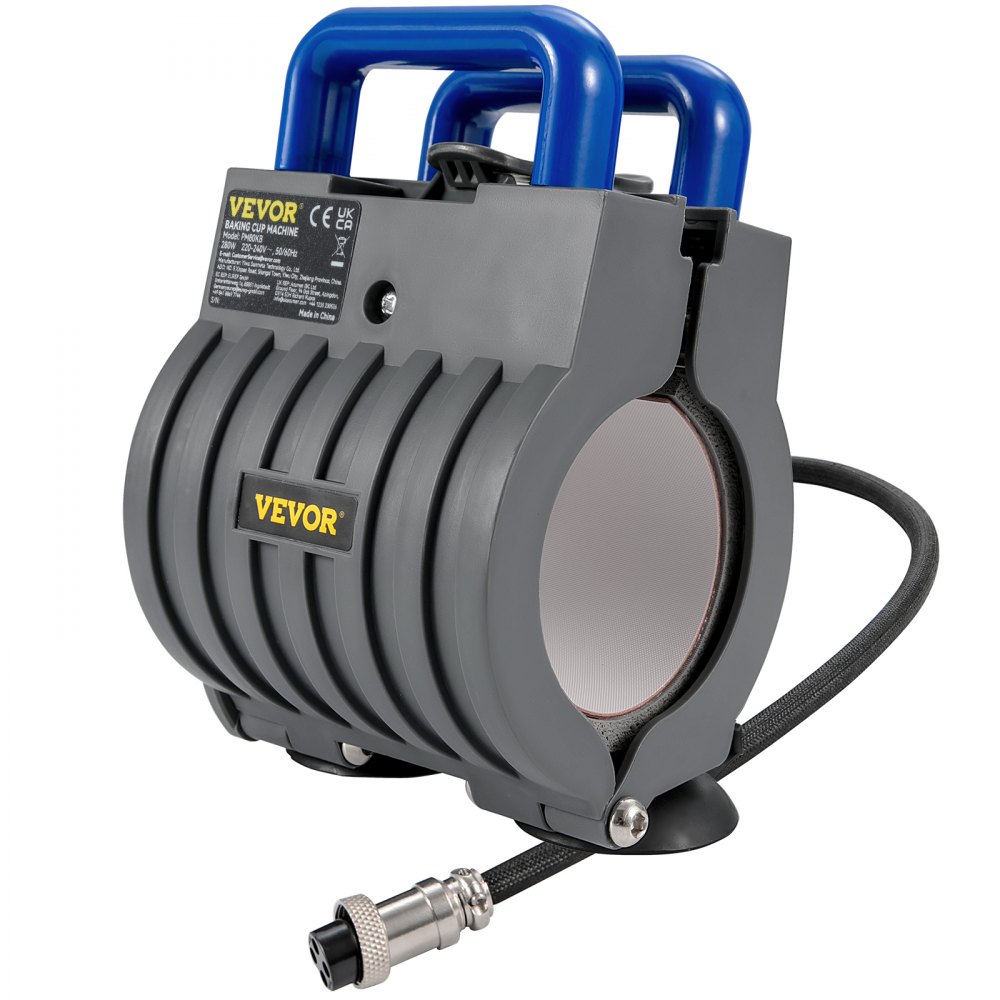 VEVOR Kit Termopressa da 280W per Tazza, Attacco per Pressa a Caldo per Tazza a Spina Femmina, Pressa Multifunzionale per Commemorare Attrazioni Turistiche, Promozioni Pubblicitarie, Feste, Compleanno