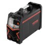 VEVOR Saldatrice TIG da 205 A e Ampio Display LED - TIG CC/TIG a Impulsi CC/MMA (Stick), Saldatrice Elettrica a Doppia Tensione 110 e 220 V con Avviamento ad Alta Frequenza dell'Inverter IGBT