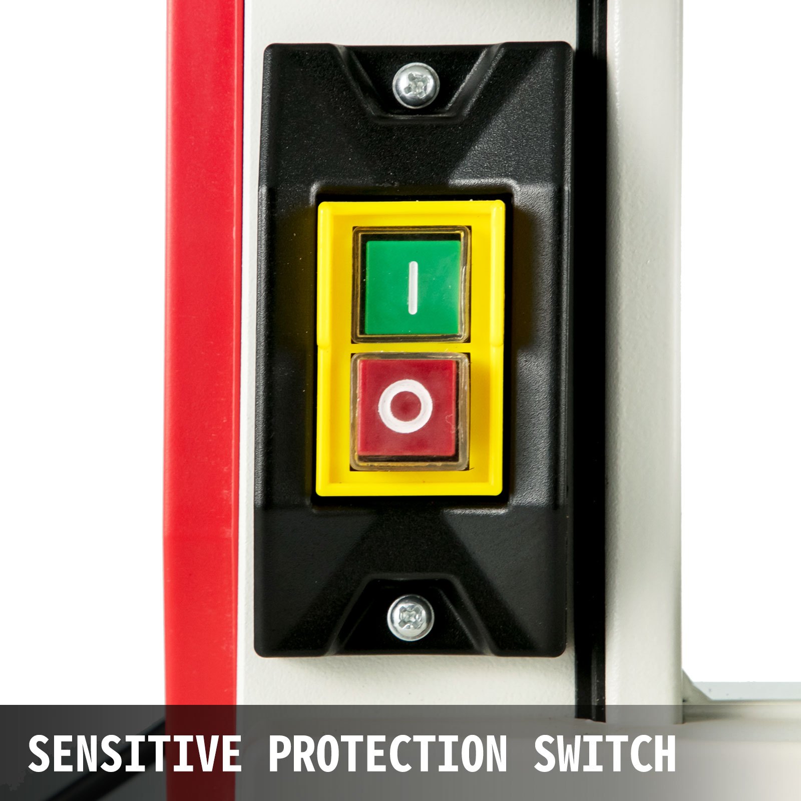 VEVOR Nastro a Nastro da Tavolo 8 pollici 20,32 cm Nastro a Nastro da Tavolo con Potente Motore Durevole per Fai da Te Lavorazione del Legno Taglio Artigiano