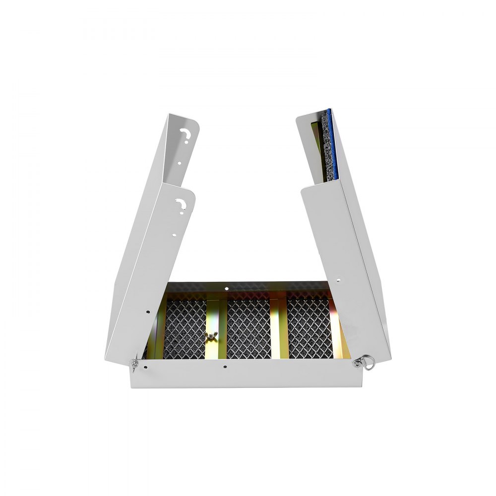 VEVOR Kit di Prospezione per Oro 1270mm 2 in 1 Pieghevole, Attrezzatura Mineraria Portatile in Lega Alluminio con Zaino Coulisse e Guanti, High Banker Gold Sluice Canaletta per Ricerca Oro in Acqua