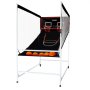 VEVOR Gioco Arcade di Pallacanestro Pieghevole, 5 Palloni 8 Modalità 2 Persone, Sport Domestico, Tabellone Segnapunti Elettronico LCD e Pompa di Gonfiaggio, Gioco per Bambini, Adulti, Bianco Nero