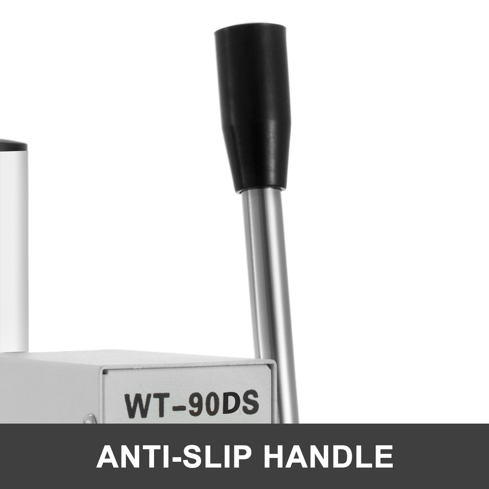 VEVOR Hot Foil Stamping Machine, 10 x 13 cm 300 W 5,59 kg Macchina Abbronzante in Acciaio Inossidabile e Lega di Alluminio, Cursore di Posizionamento a Scala Intera per Pelle, Legno, PU, PVC, Carta