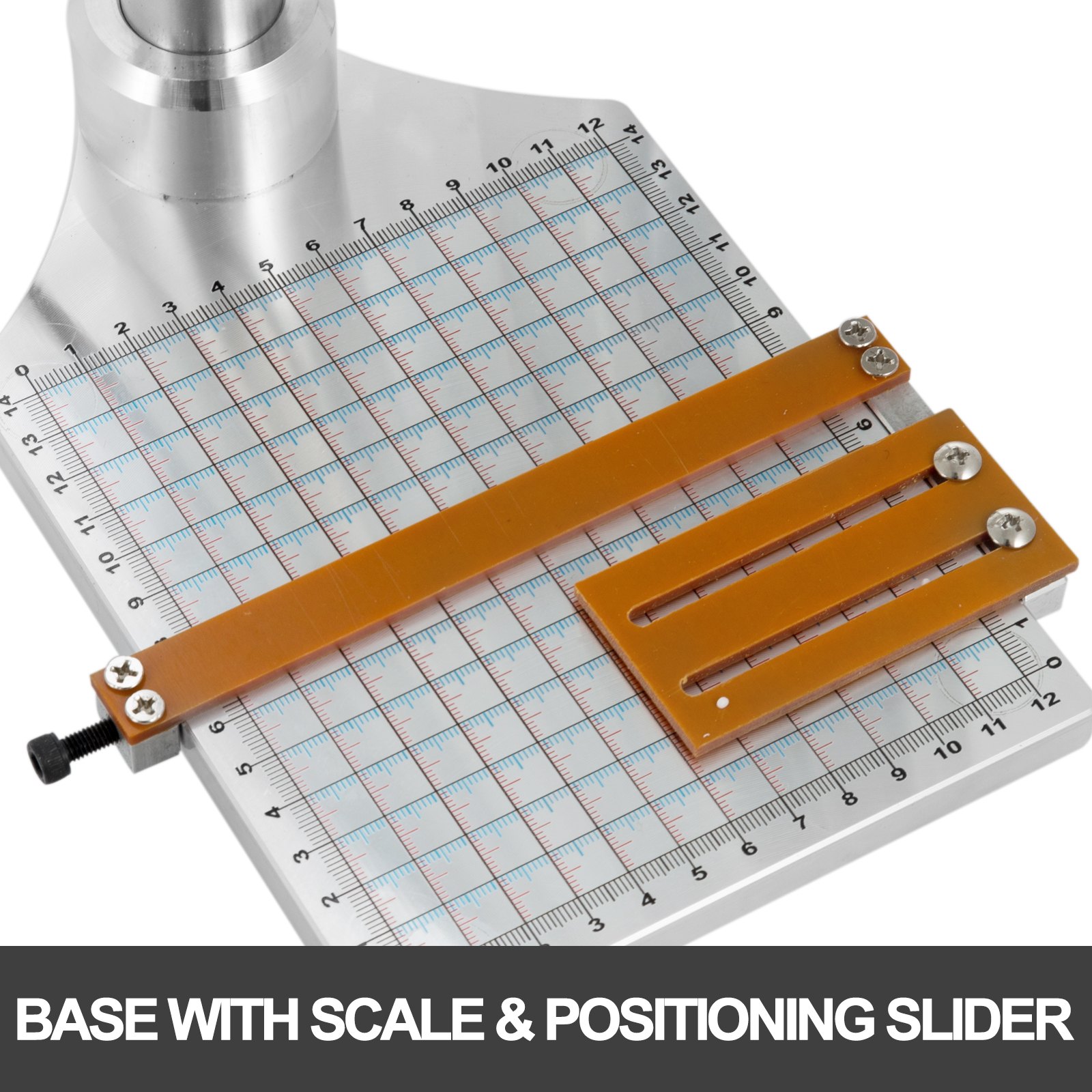 VEVOR Macchina per stampa a caldo della temperatura digitale 8 x 10 cm Macchina Abbronzante con Cursore di posizionamento a Scala Intera 300 W 5,36 kg