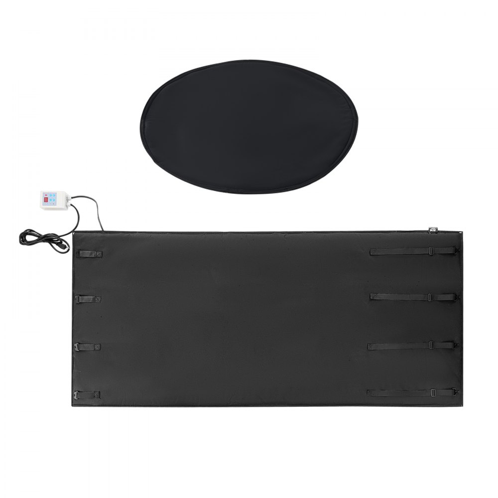 VEVOR Coperta Riscaldante a Tamburo Metallico 208 L 1300W Tessuto Impermeabile