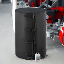VEVOR Coperta Riscaldante a Tamburo Metallico 208 L 1300W Tessuto Impermeabile