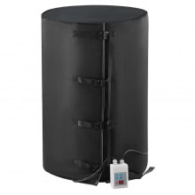 VEVOR Coperta Riscaldante a Tamburo Metallico 208 L 1300W Tessuto Impermeabile