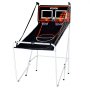 VEVOR Gioco Arcade di Pallacanestro Pieghevole, Sport Domestico, 2 Persone 4 Palloni 8 Modalità, Tabellone Segnapunti Elettronico LCD e Pompa di Gonfiaggio, Gioco per Bambini, Adulti, Bianco Nero