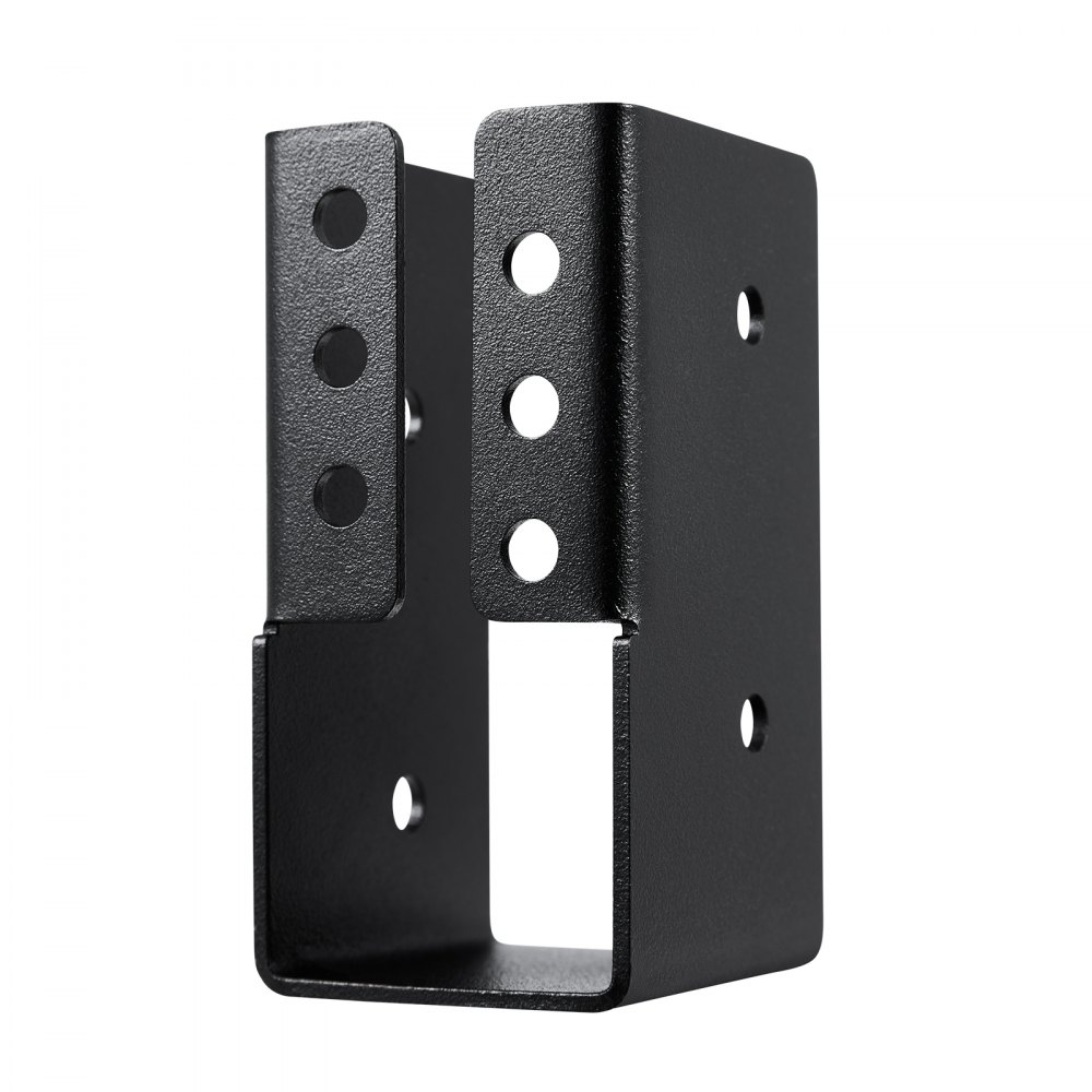 VEVOR beam shoe, beam connector with concealed flange for outdoor use with screws, steel post support for 49x92 mm beams, timber connector for swings, fences, wooden slides, 24 pcs.