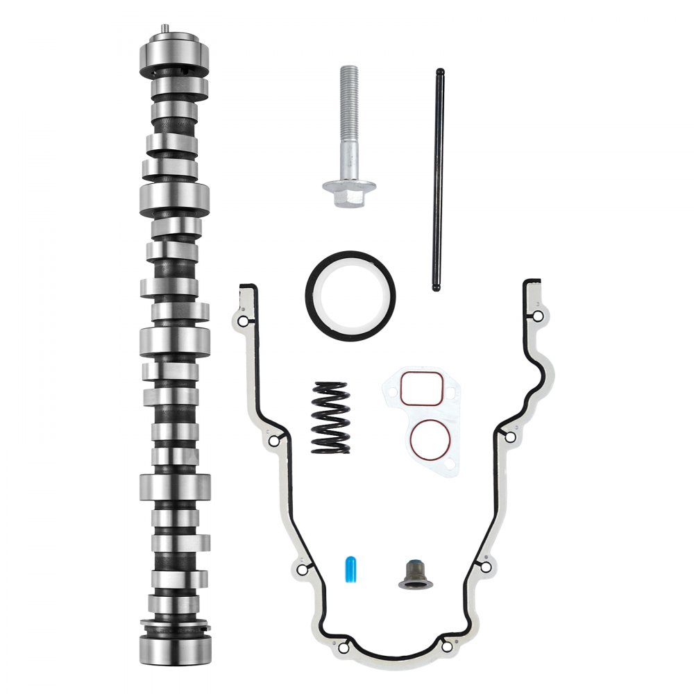 VEVOR Kit Albero a Camme, Set 9 PZ, Guarnizione di Distribuzione, Aste, Molle e Paraoli, per Camion GM Gen3/4 Norris dal 1999 al 2013, per Motori LS1, LS2, LS6, LQ4, LQ9, OE 12625437 E1840P E-1840-P