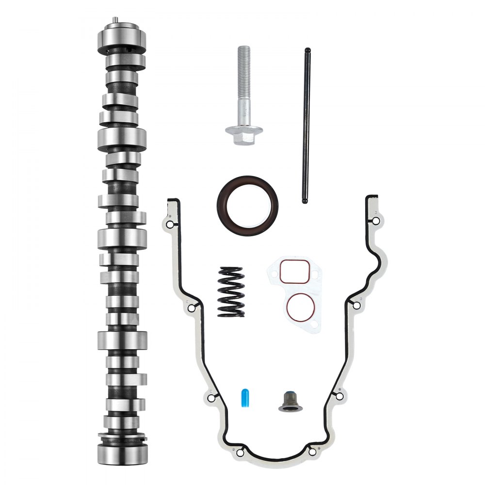 VEVOR Kit Albero a Camme LS, Set 9 Pezzi, Guarnizione di Distribuzione, Aste, Molle e Paraoli, Camion GM Gen3/4 Norris dal 1999 al 2013, per Motori LS da 4,8 L 5,3 L 6,0 L 6,2 L OE 12625437 SP011-16