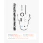 VEVOR Kit Albero a Camme LS, Set 9 Pezzi, Guarnizione di Distribuzione, Aste, Molle e Paraoli, Camion GM Gen3/4 Norris dal 1999 al 2013, per Motori LS da 4,8 L 5,3 L 6,0 L 6,2 L OE 12625437 SP011-16