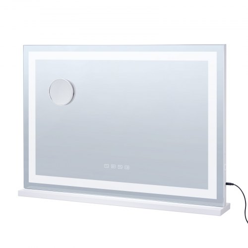 SPECCHIO DA TRUCCO ILLUMINATO 22 LED PORTATILE 4 SPECCHI MAKE UP 1X 2X 3x 180