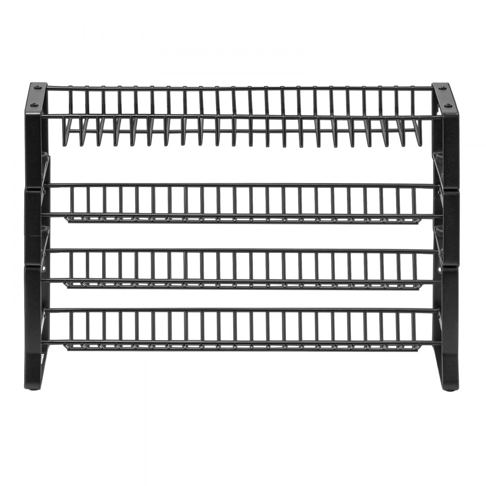 VEVOR Organizzatore per Spezie Staccabile per Armadietto, Contenitori per Condimenti Impilabile a 4 Cravatte, Porta Spezie per Dispensa da Cucina da Banco o da Parete, 401x116x271 mm