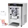 VEVOR Macchina per Gelato Commerciale, Uscita 12 L/H, Macchina per Gelato Duro da Banco Monogusto 1295 W, Cilindro in Acciaio Inox 4,5 L, Pannello LED, per Snack-Ristoranti Bar