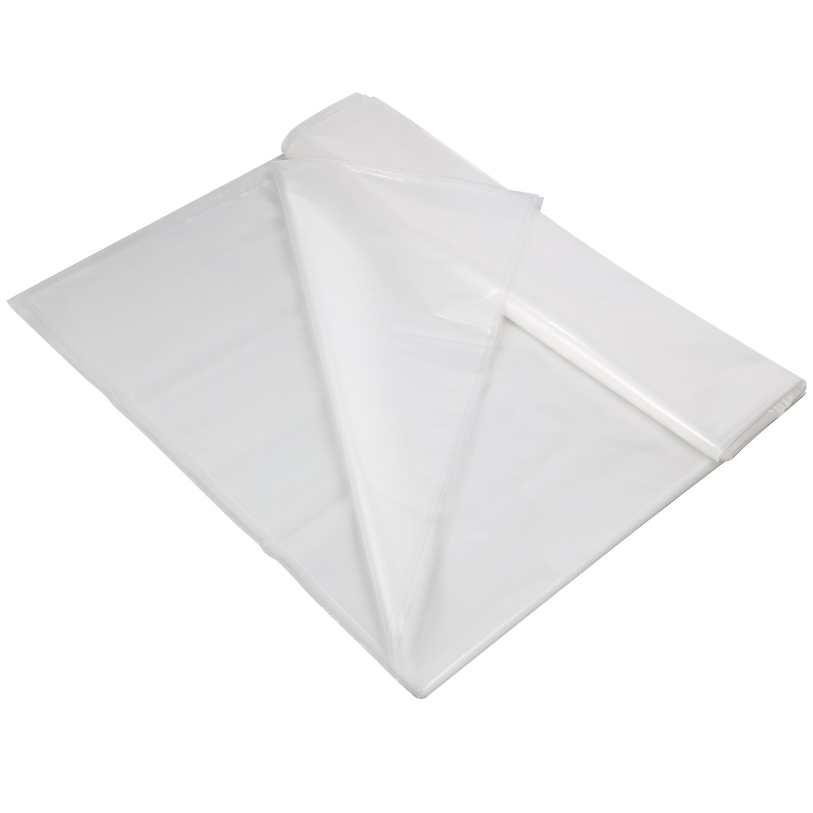 VEVOR Pellicola per Serre Telo di Plastica per Serre Spessore 6 mil, Copertura per Serre 3,7 x 30,5 m, Copertura in Polietilene Trasparente per Serra Agricola Anti-UV per Giardinaggio, Agricoltura