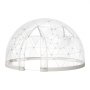 VEVOR Tenda a Cupola da Giardino Trasparente 3,6 x 2,2 m, Tenda da Giardino Trasparente per ca. 4-7 Persone con Finestre, per Esterni, Campeggio, Cortile, Feste, Eventi all'Aperto