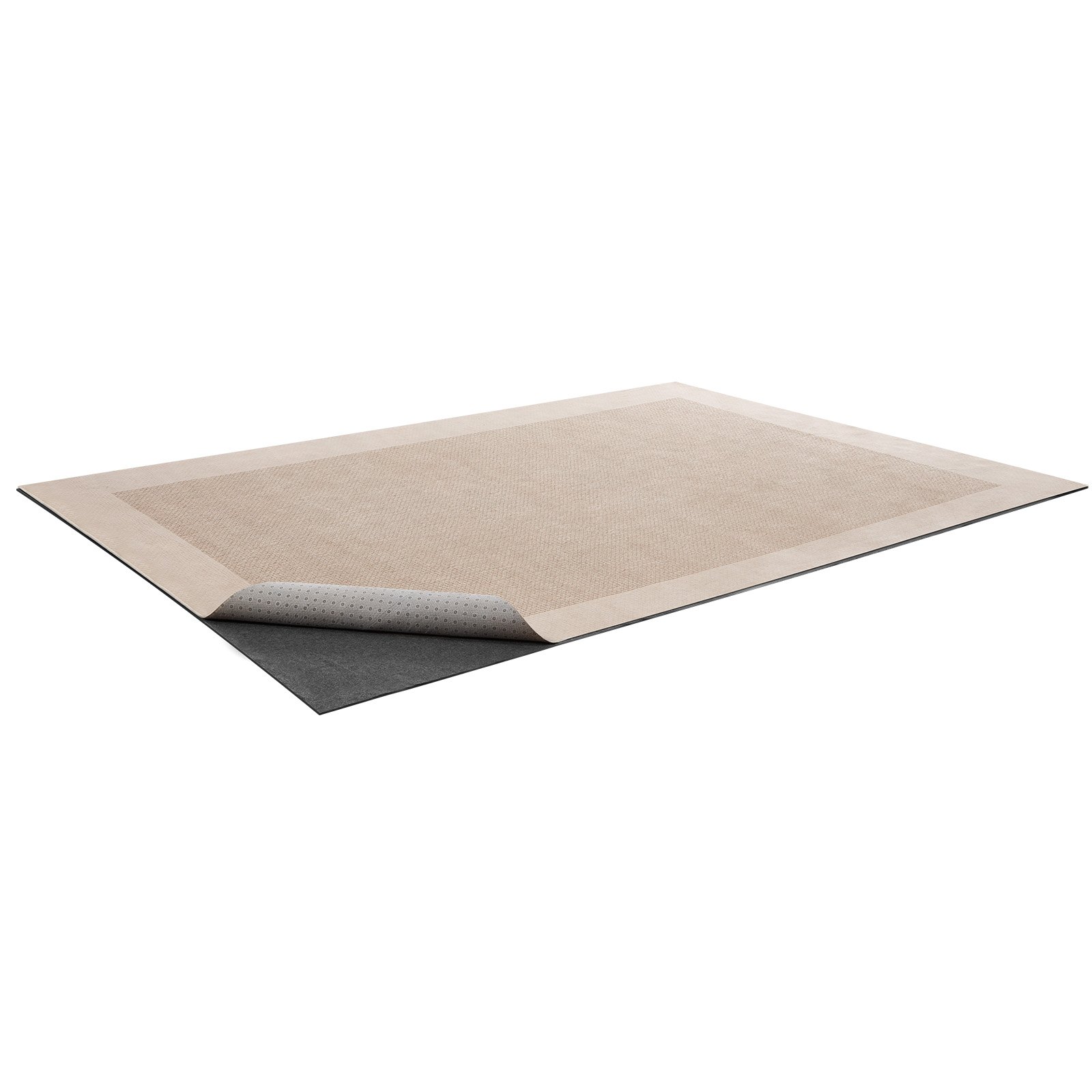 VEVOR Rug Pad 2.44 x 3.05 m, Non-slip Carpet Area Pad, Rug Mat Padding with Dual Surface Felt Cushion & Rubber Gripper, Hardwood Floor Protection for All Floors, Finishes, Keeps Carpets in Place