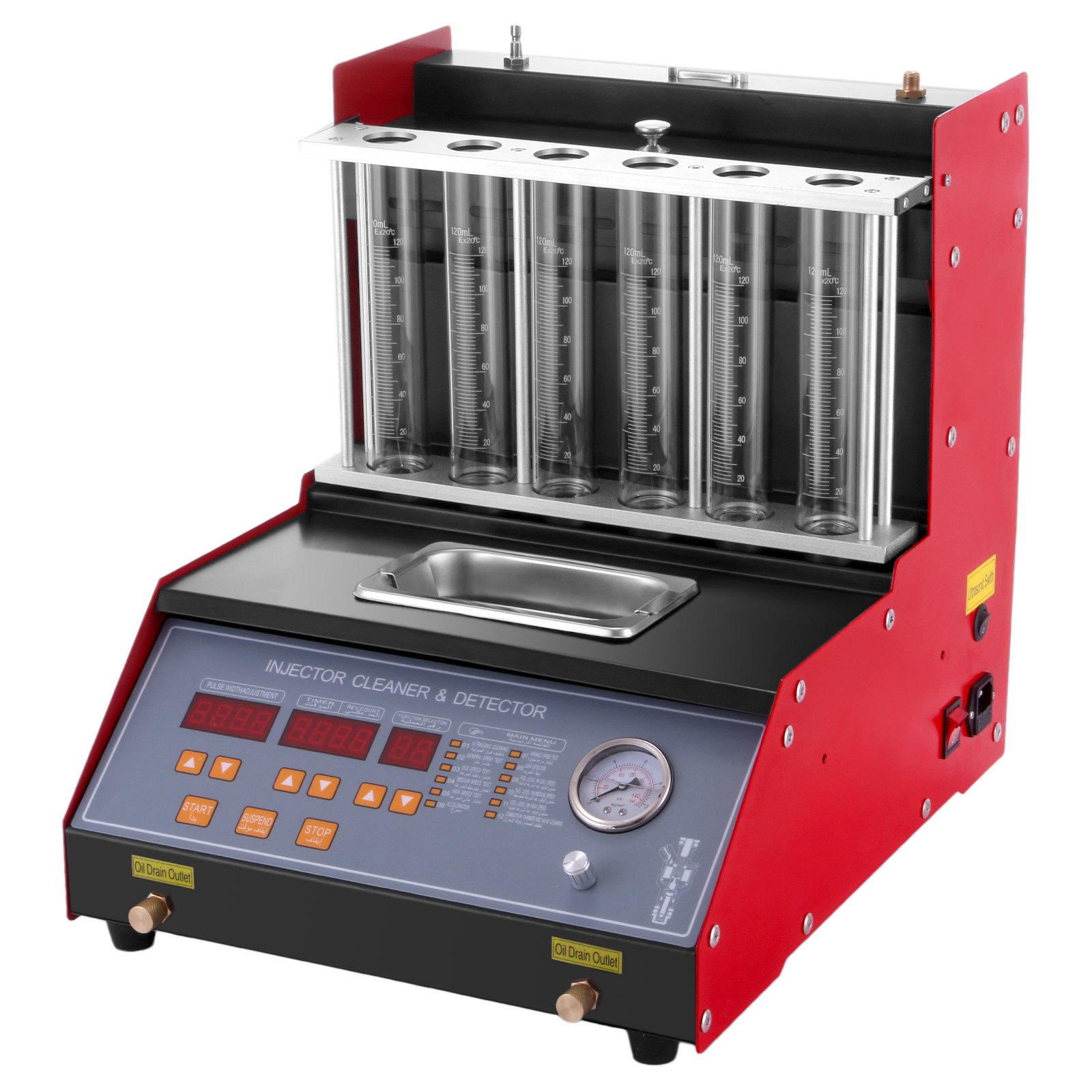 Tq-6 Detergente Per Iniettori 6 Cilindri Pulizia Ultrasuoni Inject Tester