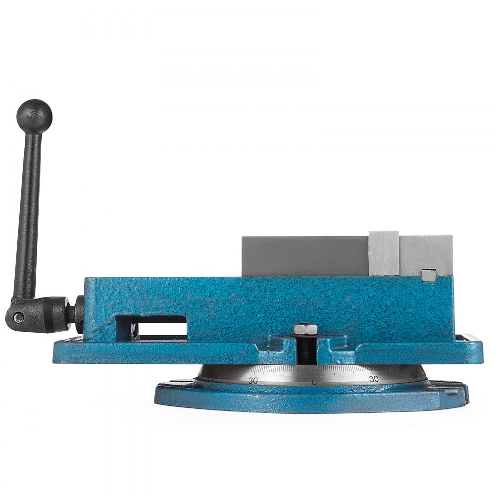 VEVOR Screw Clamp Vise 100 mm, Table Vise 100 mm, Bench Clamps 16 kg, Metal Professional Cast Iron Vise for Pillar Drills Wide Jaws