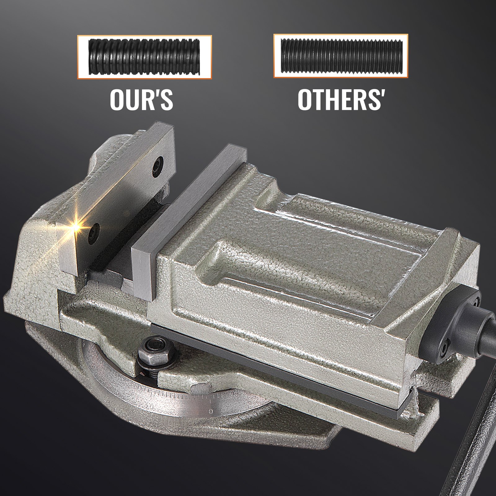 Morsa Da Tavolo 100mm Precisione Fresatura Vise Temprato Metallo Fresatrice Vice