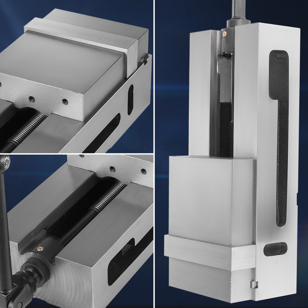Morsetto Da Banco Ad Alta Precisione Larghezza Da 6,3" Mascella Morsa Fissa Cnc