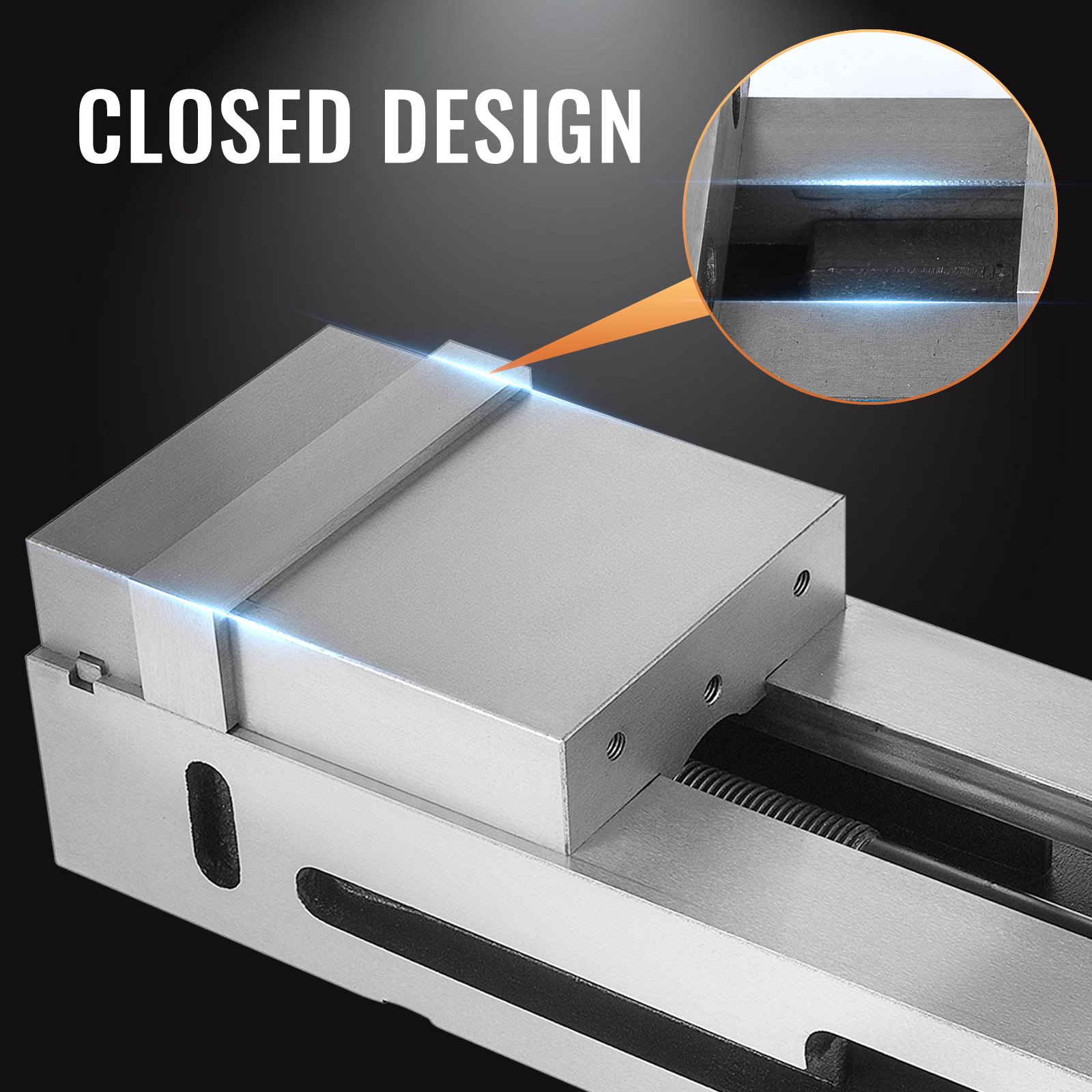 Morsetto Da Banco Ad Alta Precisione Larghezza Da 6,3" Mascella Morsa Fissa Cnc