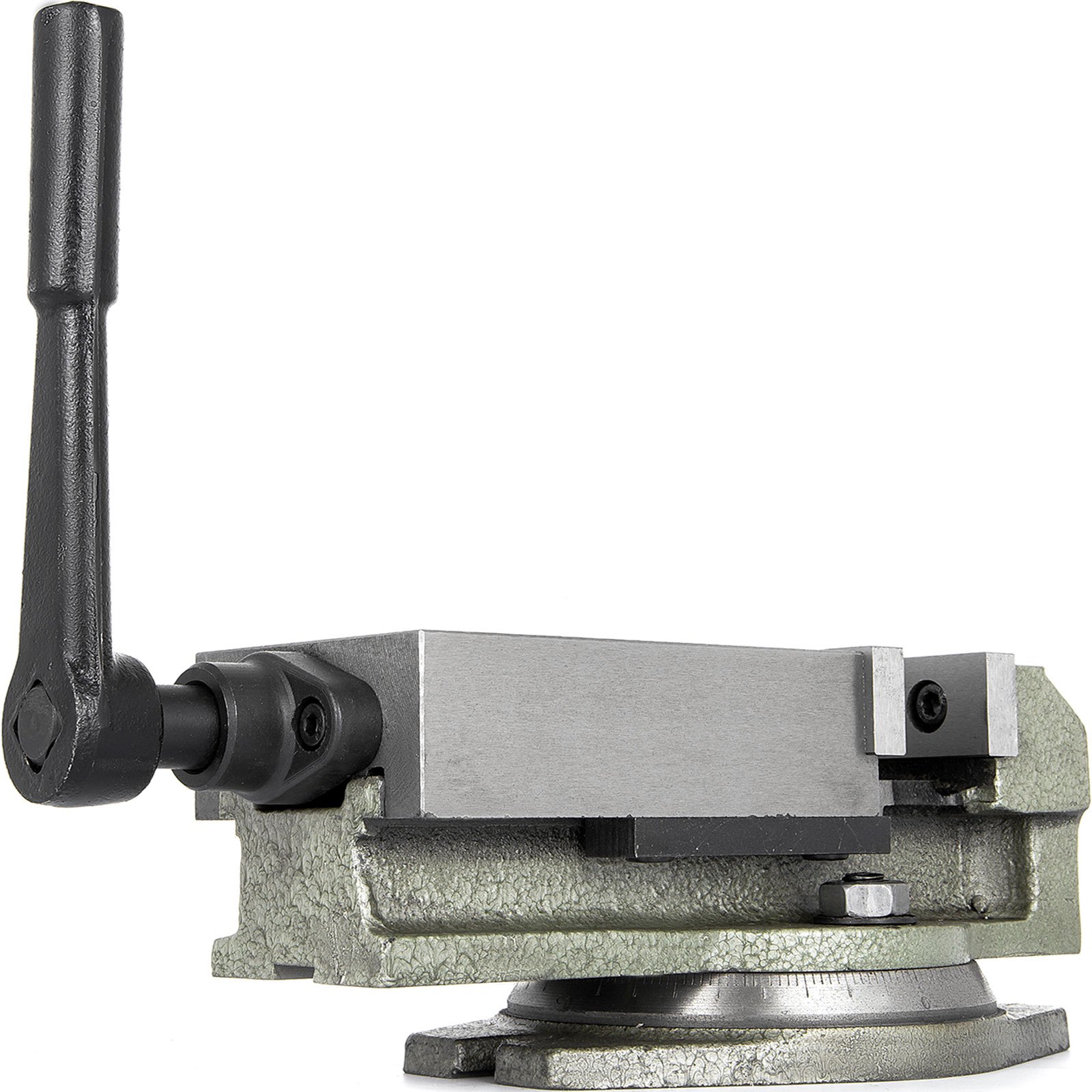 VEVOR Morsa Fresatura per Tornio da Banco Base Girevole Ganasce da 80 mm