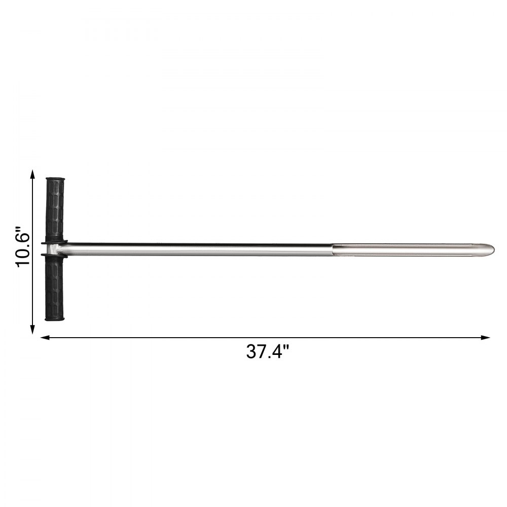 VEVOR Campionatore a Sonda Lunghezza 95cm in Acciaio Inox 304 con Pedale