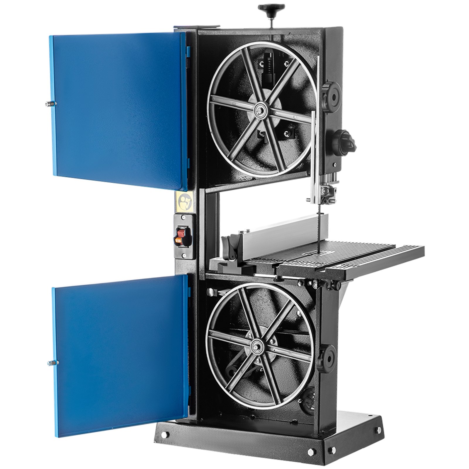 VEVOR Sega a Nastro per la Lavorazione del Legno 9", Sega Nastro per Legno 2,5 Amp, Sega Nastro con Tavolo Inclinabile  0° ~ 45°,  Sega a Nastro per Legno Professionale 220 V, Attrezzi per Falegname