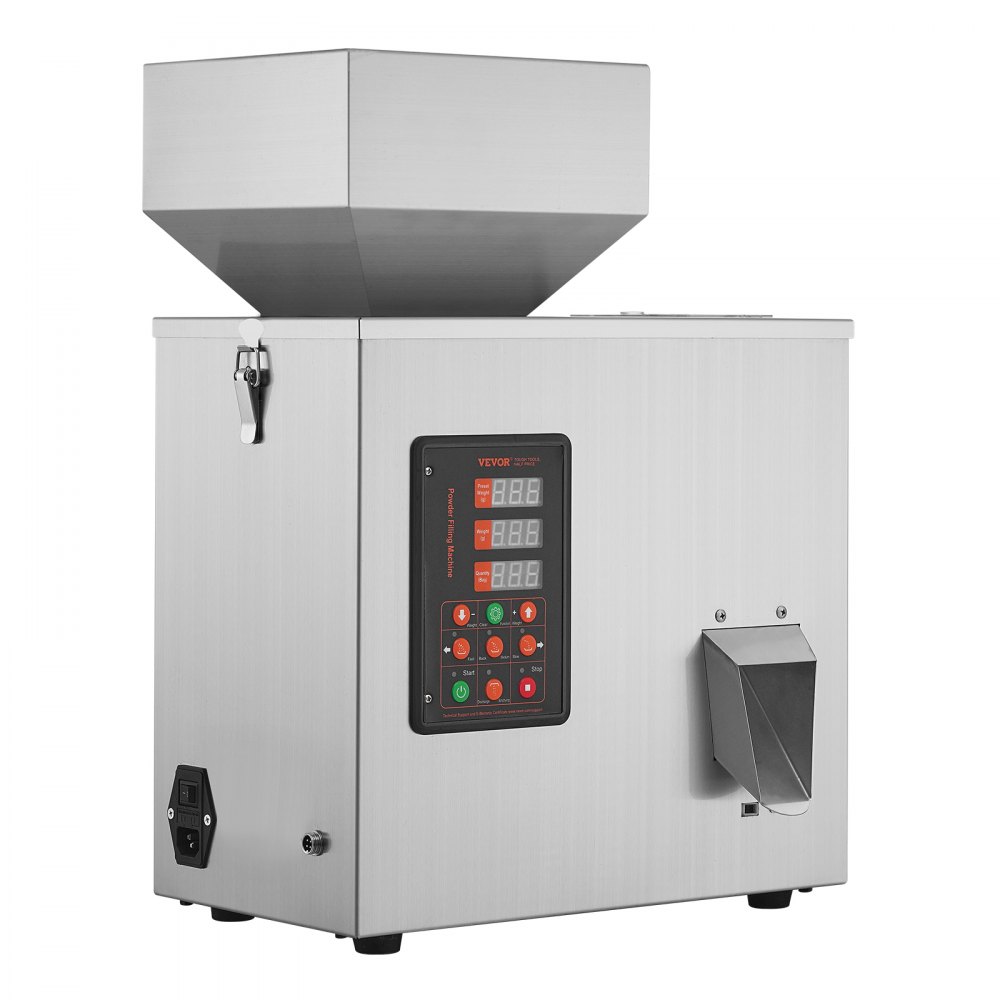 VEVOR Riempitrice per Polvere, 1-100 g, Riempitrice Automatica per Pesatura di Particelle, Sacchetti di Bottiglia Riempitrice di Polvere Dispenser di Particelle per Semi di Tè Grani Polvere Farina