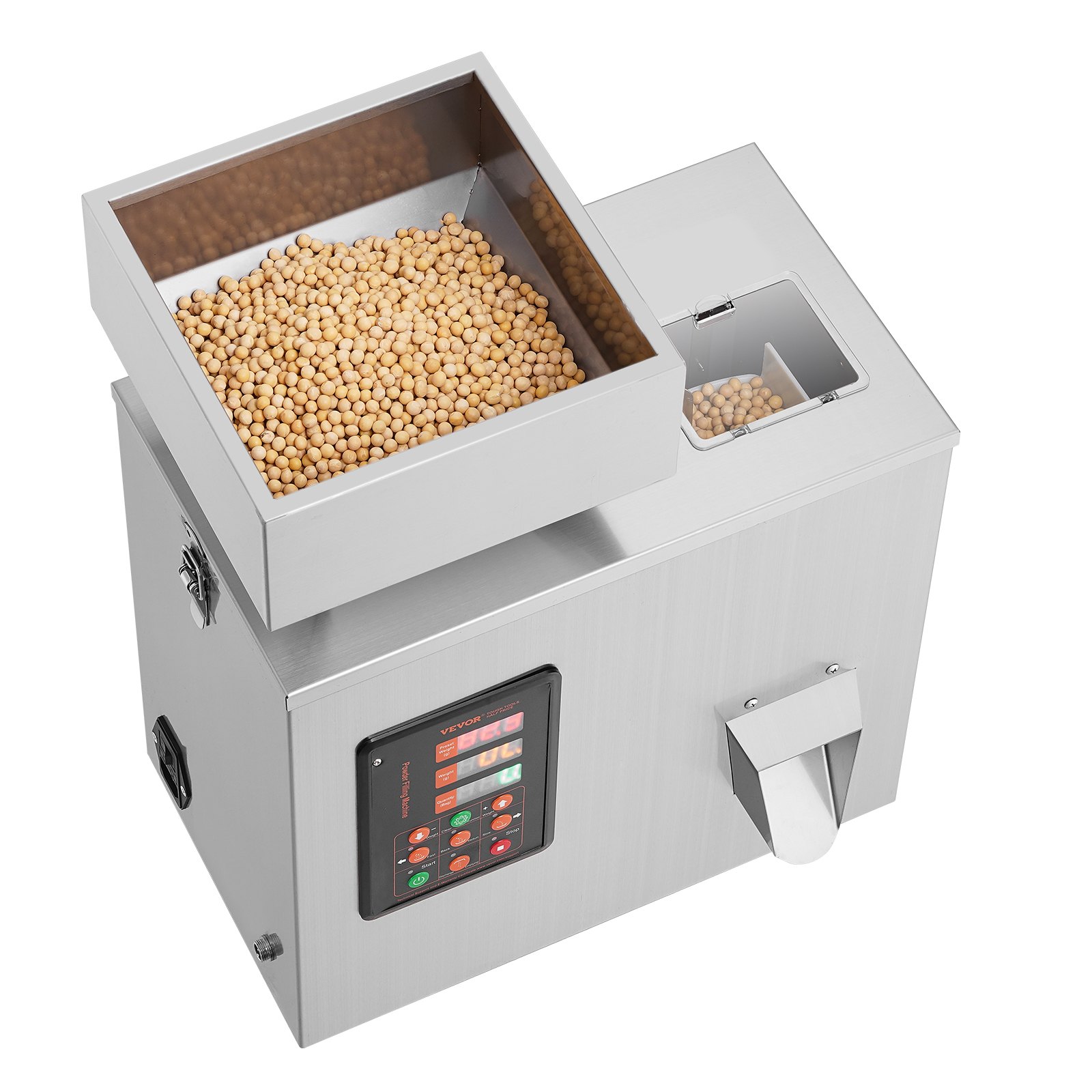 VEVOR Riempitrice per Polvere, 1-100 g, Riempitrice Automatica per Pesatura di Particelle, Sacchetti di Bottiglia Riempitrice di Polvere Dispenser di Particelle per Semi di Tè Grani Polvere Farina